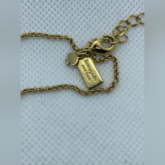 kate spade Jewelry Vintage Kate Spade Gold Tone Bar And Rhinestones